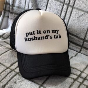 Black and White Trucker Hat